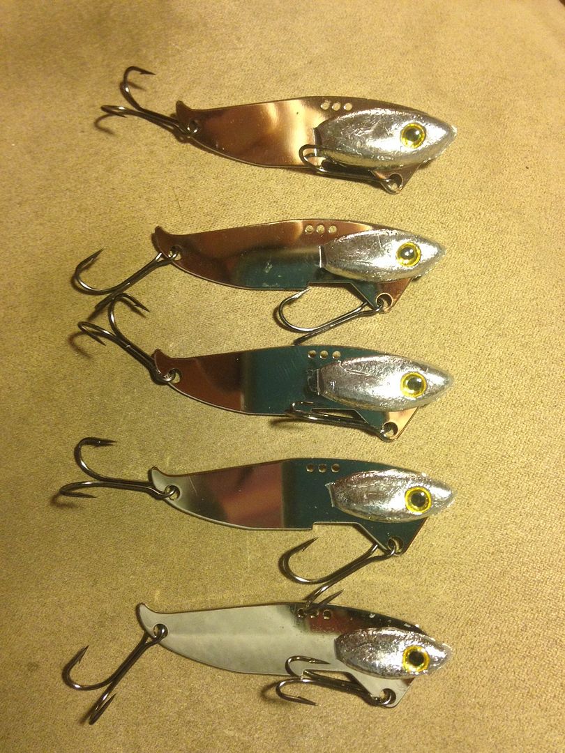 I made a new blade bait mold tonight...